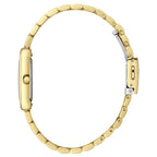 Lee Cooper Classic Square White Dial Gold Watch - LC08135.120