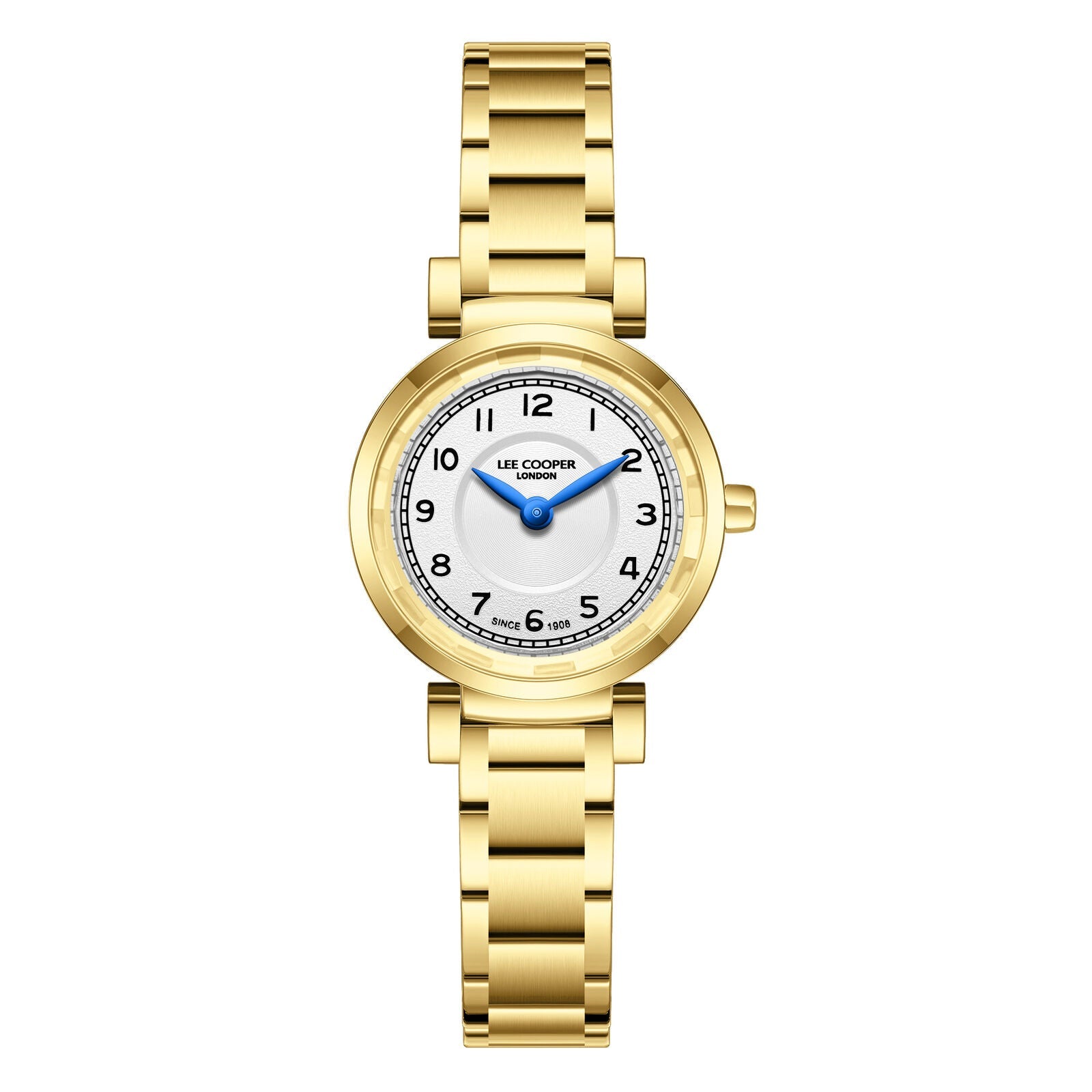 Lee Cooper Elegance Silver Dial Gold Watch - LC08270.130 Hoofdafbeelding