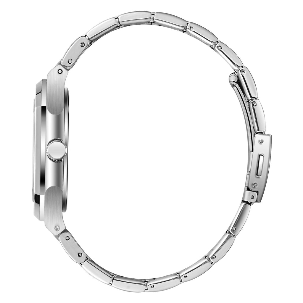 Lee Cooper Maxime Square Case Green Dial Silver Watch - LC08269.370