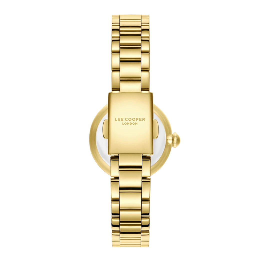 Lee Cooper Classic White MOP Dial Gold Watch - LC08279.120