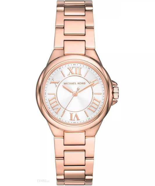 Michael Kors Mini Camille 33mm Rose Gold-Tone Women's Watch MK7256