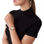 Michael Kors Emery Three-Hand Rose Gold-Tone Women's Watch - MK4641