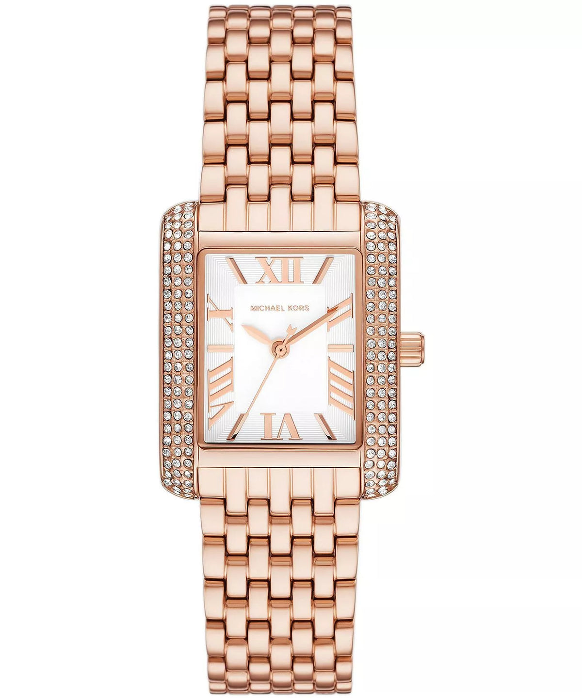 Michael Kors Emery 33mm Rose Gold-Tone Pavé Women's Watch MK4743