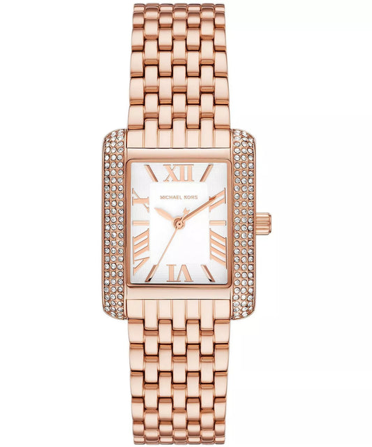 Michael Kors Emery 33mm Rose Gold-Tone Pavé Women's Watch MK4743