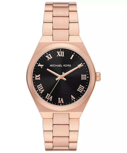 Michael Kors Lennox 37mm Rose Gold-Tone Women's Watch MK7392