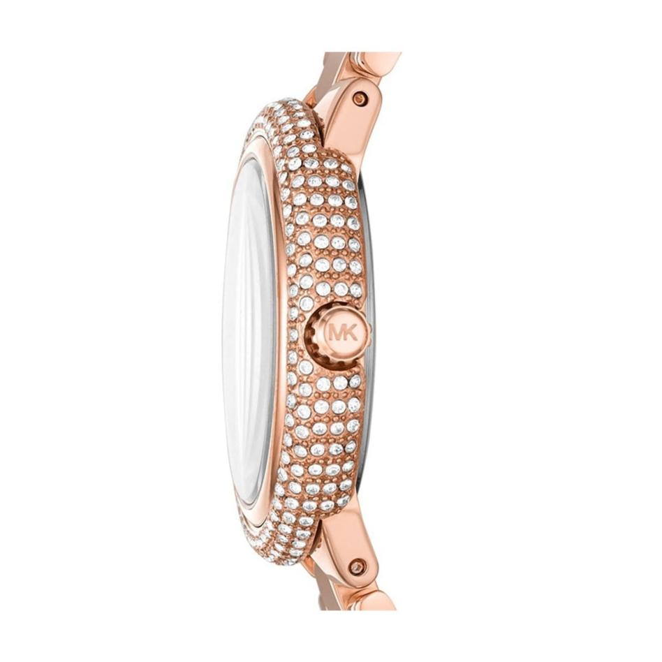 Michael Kors Taryn Pavé White Dial Rose Gold Women's Watch - MK4460 Secondary image