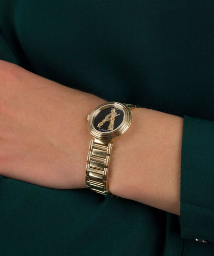 Versace Virtus Mini 28mm Gold-Tone Women's Watch VET300121