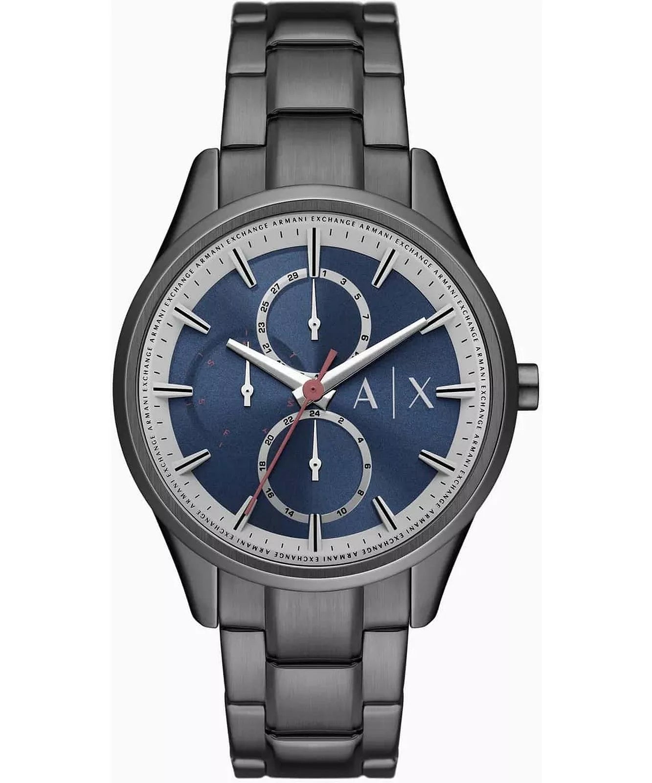 Armani Exchange Dante Multifunction Blue Dial Gunmetal Watch - AX1871 Main image