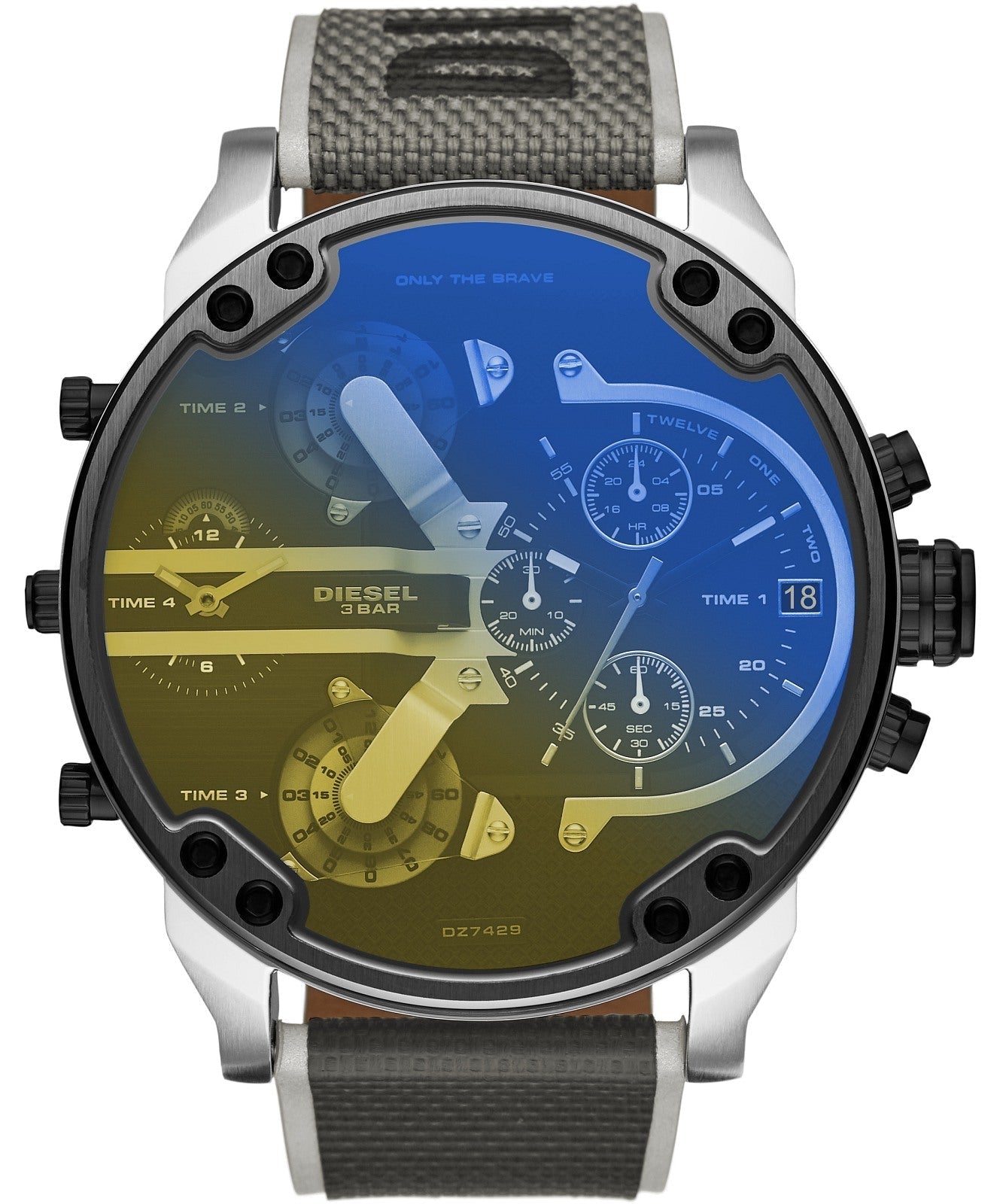 Diesel Mr Daddy 2.0 Fabric Strap Chronograph Men's Watch DZ7429 Main image