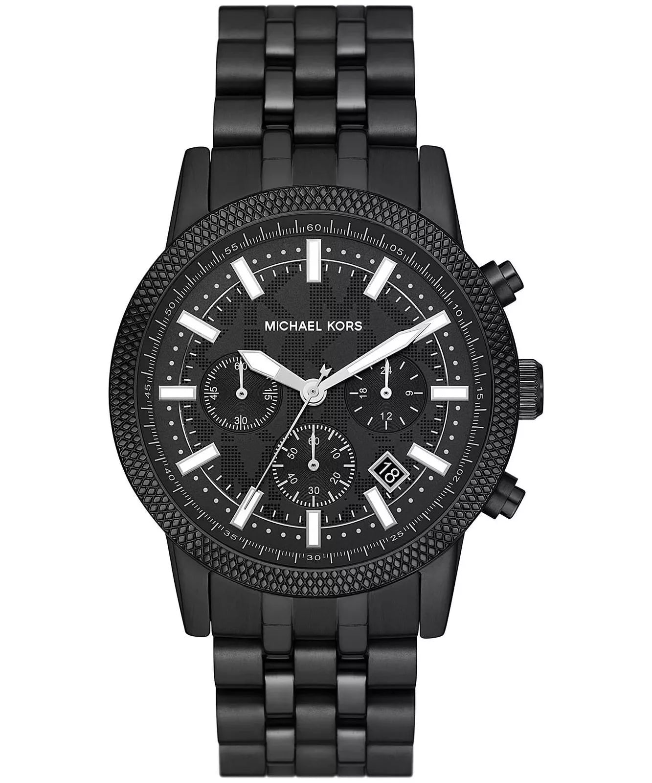 Michael Kors Oversized Hutton Chronograph Black Men's Watch - MK9089 Hoofdafbeelding