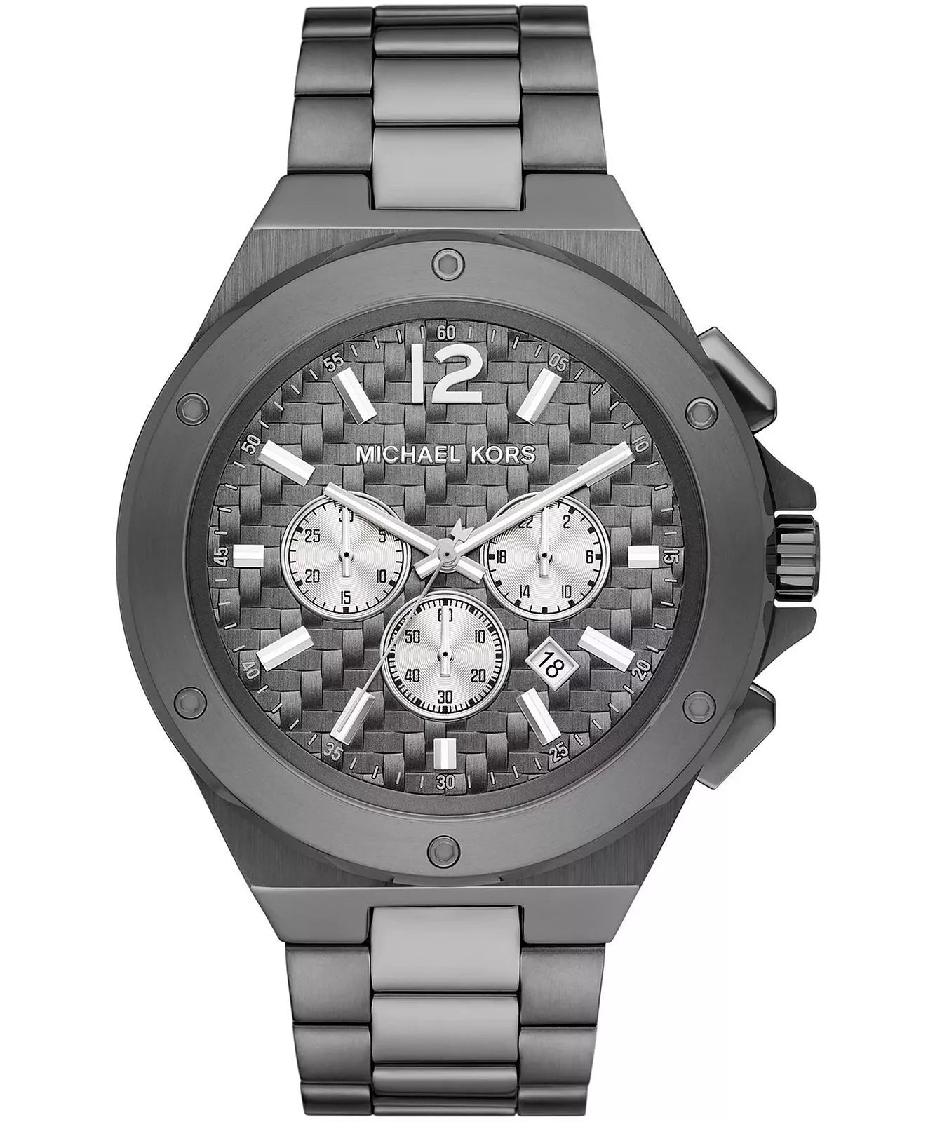 Michael Kors Lennox Chronograph Gunmetal-Tone Men's Watch - MK9102 Main image