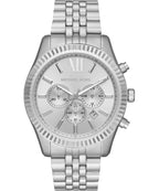 Michael Kors Lexington Chronograph Silver Men's Watch - MK8789