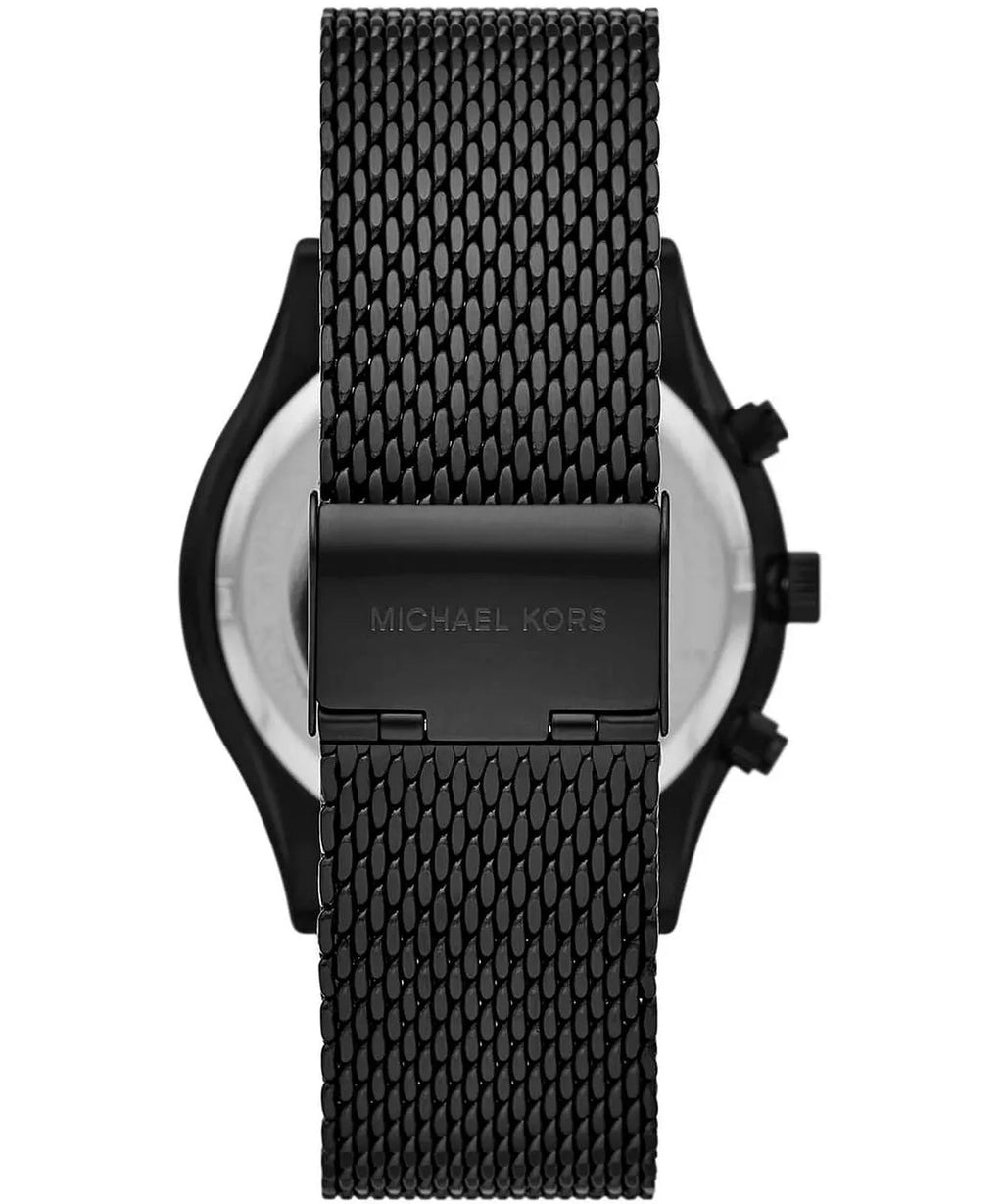 Michael Kors Slim Runway Chronograph Black Mesh Men's Watch - MK9060