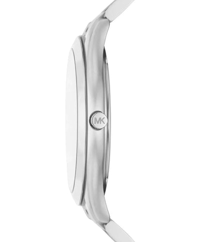 Michael Kors Slim Runway 44mm Silver-Tone Men's Watch MK1060SET