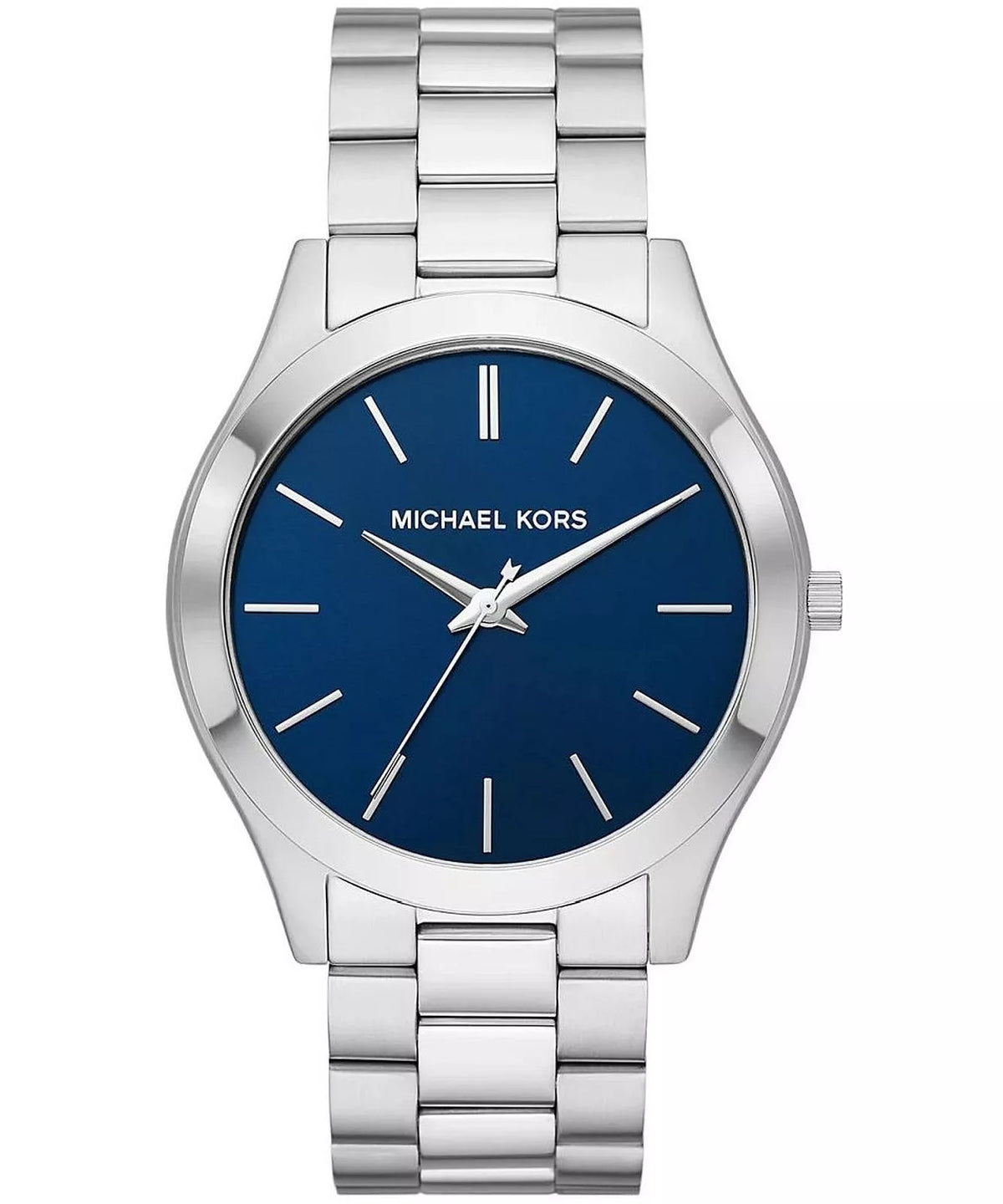 Michael Kors Slim Runway 44mm Silver-Tone Men's Watch MK1060SET